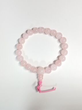 Rose Quartz Beaded Stretch Bracelet